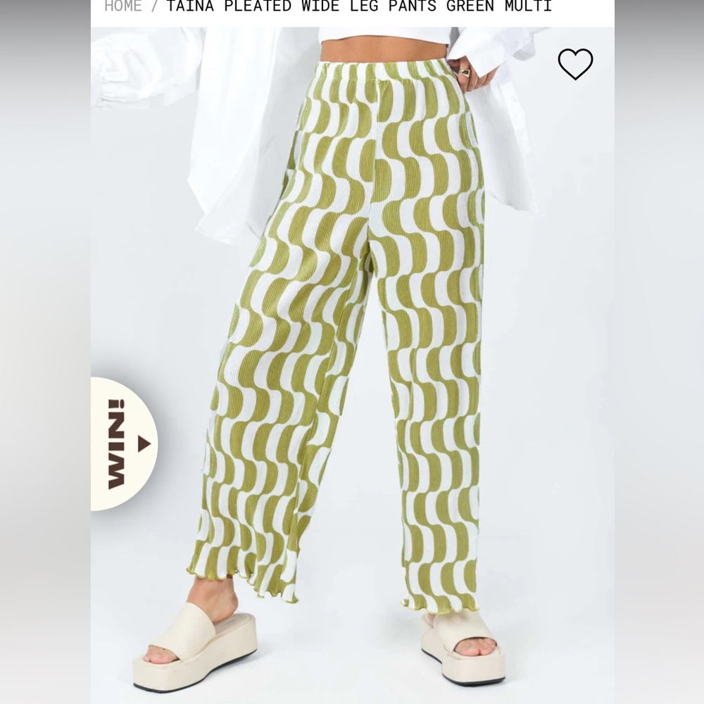 Princess polly Tiana pleated wide leg pants